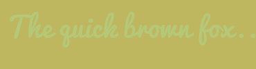 Image with Font Color B4C878 and Background Color BFB760